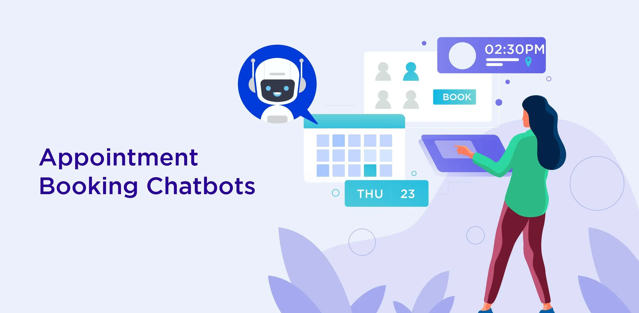 AI appointment booking assistant connected to calendar and CRM